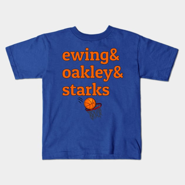 Ewing & Oakley & Starks Kids T-Shirt by Traditional-pct